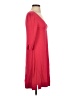 Donna Ricco Solid Red Casual Dress Size S - photo 4