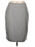 Ann Taylor Factory Solid Gray Formal Skirt Size 10 - photo 1