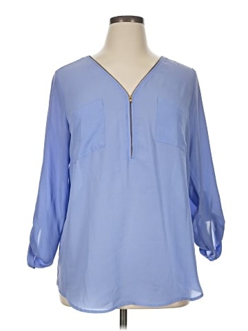 New Directions 3/4 Sleeve Blouse (view 1)