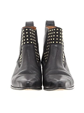 Chloé Leather Studded Chelsea Boots (view 2)