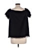 Unbranded Black Short Sleeve Blouse Size L - photo 2