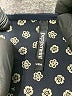 Peppermint 100% Polyester Print Brown Blue Casual Dress Size M - photo 7