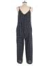 Monteau Plaid Blue Jumpsuit Size M - photo 2