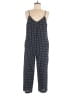 Monteau Plaid Blue Jumpsuit Size M - photo 1