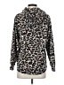 Lou & Grey Animal Print Brown Pullover Sweater Size XS - photo 2