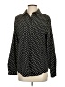 Susan Graver Polka Dots Black Long Sleeve Blouse Size 4 - photo 1