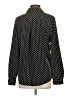Susan Graver Polka Dots Black Long Sleeve Blouse Size 4 - photo 2