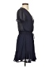 Mi ami 100% Polyester Blue Casual Dress Size XXS - photo 4