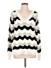 Shein Curve 100% Acrylic Chevron-herringbone Ivory Pullover Sweater Size 12 Plus (0) - photo 1