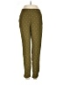 Elevenses Polka Dots Gold Casual Pants Size 2 - photo 1
