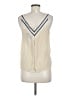 Fletcher by Lyell Ivory Sleeveless Blouse Size M - photo 2