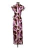 Assorted Brands 100% Polyester Graphic Purple Cocktail Dress Size S - photo 2