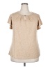 Unbranded Tan Short Sleeve Top Size XXL - photo 1