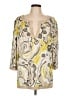St. John Yellow Cardigan Size L - photo 1