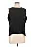 Notations 100% Polyester Black Sleeveless Top Size L - photo 1