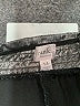 Franki by Francesca's 100% Polyester Metallic Silver Skirt Size 14 - photo 3