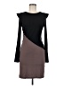 Moon Collection Color Block Brown Cocktail Dress Size M - photo 1