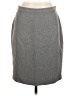 Ann Taylor LOFT Solid Gray Formal Skirt Size 8 - photo 1