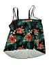 Unbranded Floral Black Swimsuit Top Size 2X - photo 2