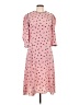 La Belle 100% Polyester Pink Casual Dress Size 11 - 12 - photo 1