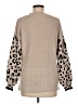 Staccato Animal Print Tan Pullover Sweater Size M - photo 2