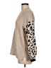 Staccato Animal Print Tan Pullover Sweater Size M - photo 5
