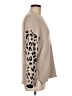 Staccato Animal Print Tan Pullover Sweater Size M - photo 4