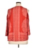 Cj Banks 100% Polyester Red 3/4 Sleeve Blouse Size 1X - photo 2