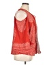 Cj Banks 100% Polyester Red 3/4 Sleeve Blouse Size 1X - photo 4