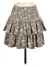 Unsubscribed 100% Elastic Paisley Gray Casual Skirt Size 8 - photo 1
