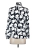 J.Crew 100% Polyester Silver Long Sleeve Blouse Size 0 - photo 2