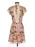 Row A 100% Polyester Floral Pink Casual Dress Size S - photo 2