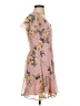 Row A 100% Polyester Floral Pink Casual Dress Size S - photo 4
