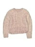 Cotton Emporium Tweed Pink Pullover Sweater Size 5 - photo 1