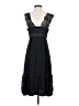 BCBGMAXAZRIA 100% Silk Black Cocktail Dress Size 4 - photo 2