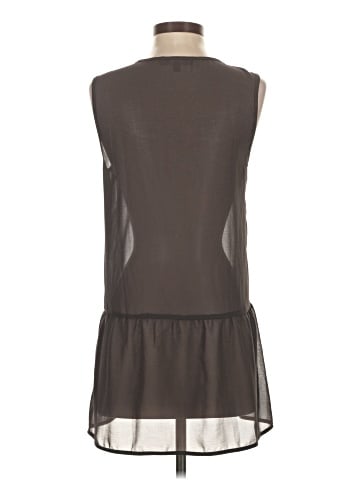 Gray Saks Fifth Avenue Casual Dress (view 2)