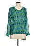 The Limited 100% Polyester Green 3/4 Sleeve Blouse Size M - photo 1