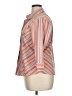 Apostrophe Stripes Orange 3/4 Sleeve Button-Down Shirt Size XL - photo 5