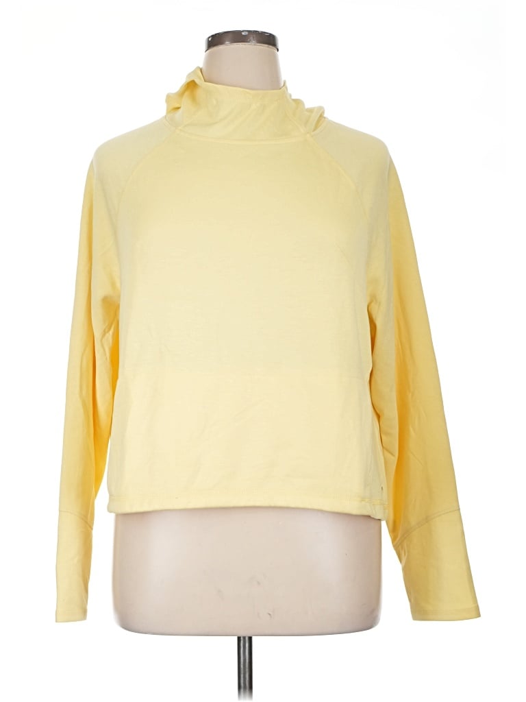 Pre-owned Nine West Turtleneck Sweater In Yellow