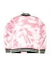 Justice 100% Polyester Metallic Pink Jacket Size 16 - 18 - photo 2