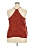 BP. 100% Polyester Orange Sleeveless Blouse Size 2X - photo 2