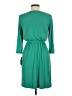 Donna Ricco Solid Teal Casual Dress Size 6 - photo 2