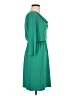 Donna Ricco Solid Teal Casual Dress Size 6 - photo 4