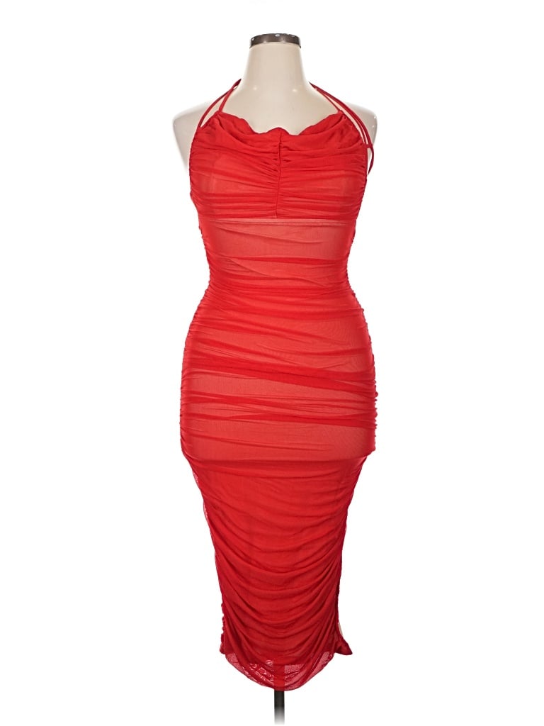 Pre-owned Privy Cocktail Dress In Red
