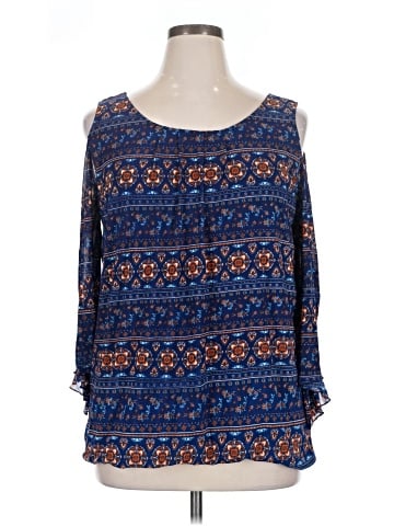Ember 3/4 Sleeve Blouse (view 1)