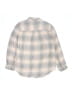 Gap Kids Plaid Gray Long Sleeve Button-Down Shirt Size 12 - photo 2