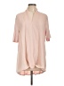 H By Halston 100% Polyester Pink 3/4 Sleeve Blouse Size L - photo 1