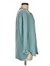 Ann Taylor LOFT 100% Polyester Teal Long Sleeve Blouse Size M - photo 4
