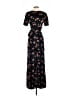 Xhilaration 100% Polyester Black Jumpsuit Size XS - photo 2