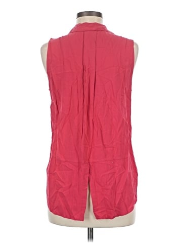 Velvet Heart Sleeveless Button-Down Shirt (view 2)